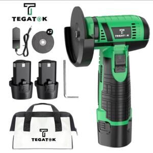 Cordless Angle Grinder with 2 Batteries  - Lithium